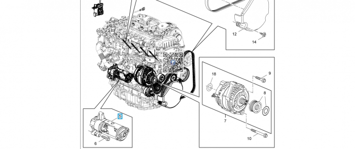 MOTEUR ÉLECTRIQUE START-STOP - AN / 4821086 25192220 [3]