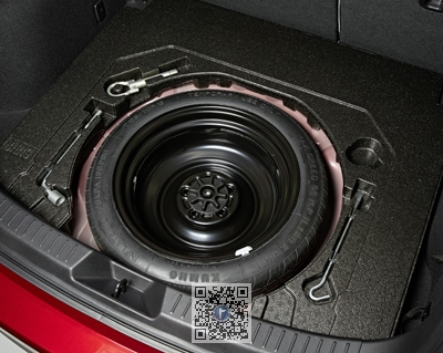 Kit roata rezerva slim Mazda 2 DJ / DL 17mm [1]