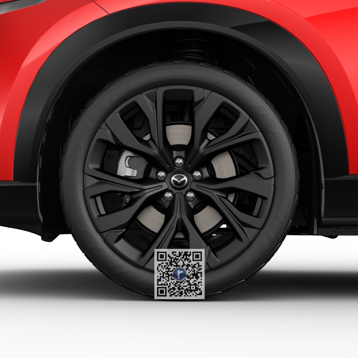 R21 GLOSSY BLACK Bridgestone BLIZZAK 6 Alloy Wheel Winter Set - Mazda CX-6e 2026-PRESENT [2]
