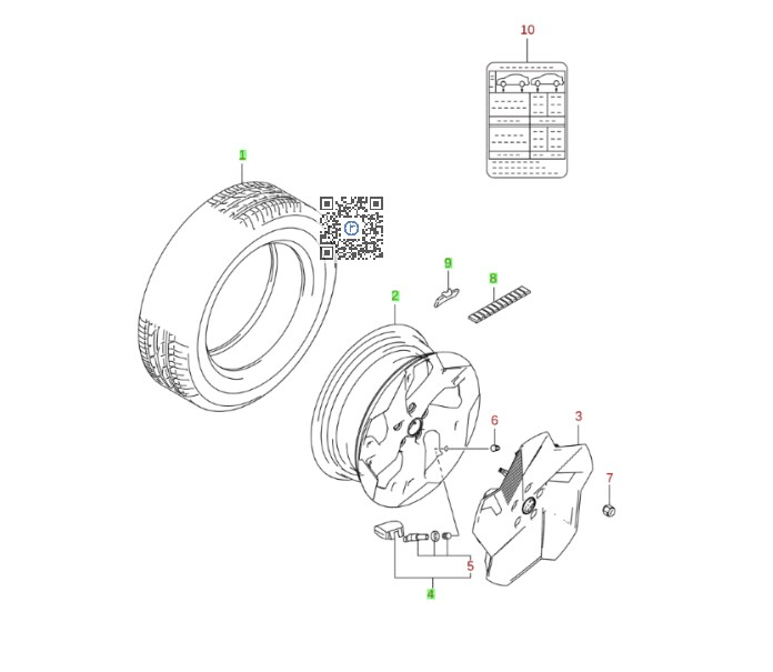 YOKOHAMA SENSOR WINTERREIFEN 225/55R18 V906 - SUZUKI eVitara 43019-58U05-YOK [1]