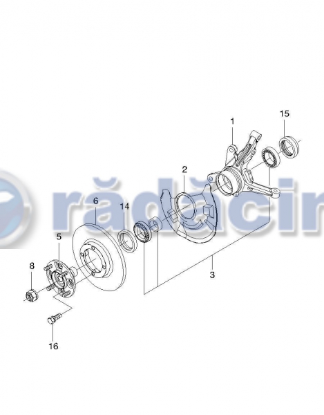 FRONT WHEEL BEARING - 96285525 [4]