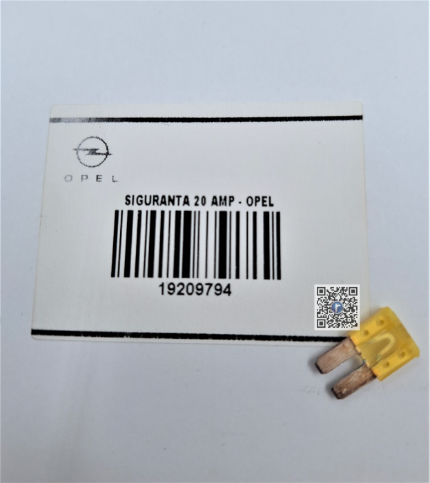 FUSIBLE 20 AMP - Opel Ampera 19209794 [1]