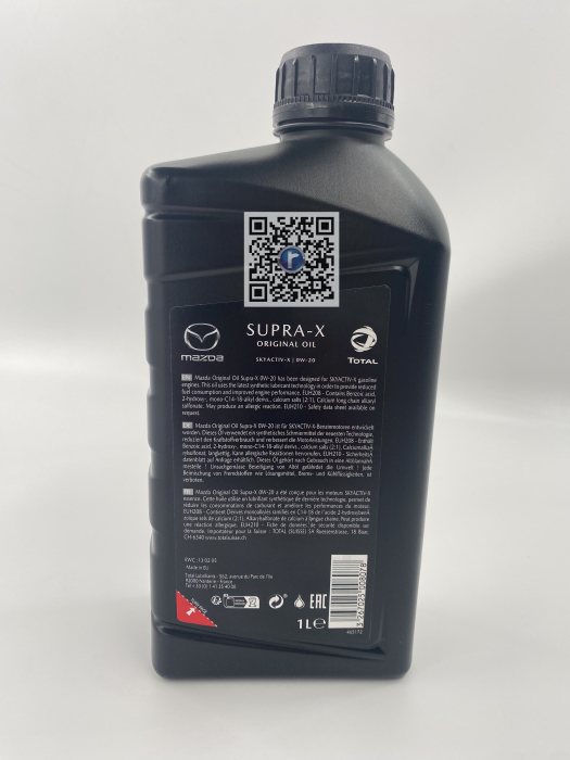 HUILE D'ORIGINE MAZDA SUPRA-X 0W-20 1L - 0012MO0W20 [2]