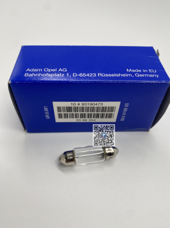 Багажник с автозапчастями - ЛАМПОЧКА В БАРДАЧКУ 5W - GM / 2098354 93190473