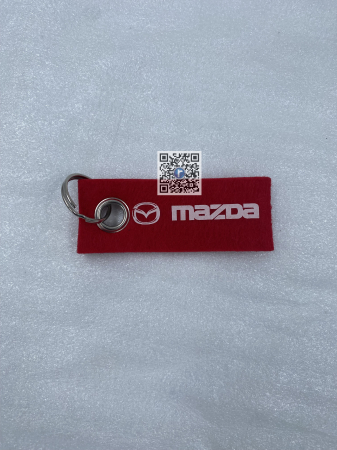 Coffre avec pieces de voiture - PORTE-CLÉS MAZDA ROUGE - 100090003829
