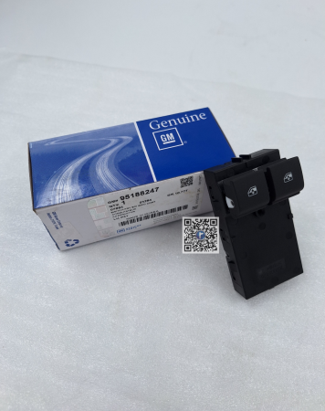 Kofferraum mit Autoteilen - FENSTERHEBERKNOPF VORNE LINKS - Chevrolet Aveo T300 95188247