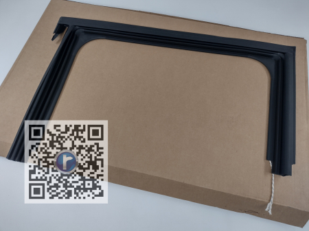 НАКЛАДКА ВІКНА ЗАДНІХ ДВЕРЕЙ ЛІВА - Peugeot 2008 9811337880 [1]