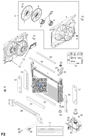 CAPTIVA 2007-2018 - DEFLECTOR RADIATOR DREAPTA 20759641