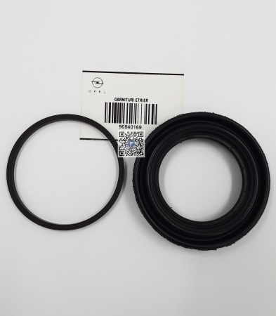 Kofferraum mit Autoteilen - BREMSSATTELDICHTUNG - Opel 90540169