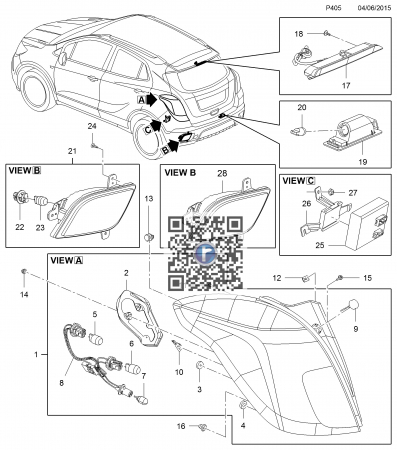 MOKKA / MOKKA X 2013-2019 - LAMPA STOP STANGA - MK 13<19 42599461