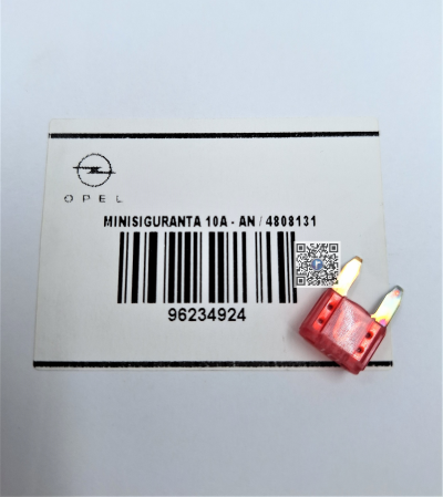 Багажник с автозапчастями - МІНІ ЗАПОБІЖНИК 10A - Opel Antara 96234924