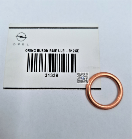 Багажник с автозапчастями - ORING ВТУЛКА МАСЛЯНА ВАННА - Opel B12XE 31338