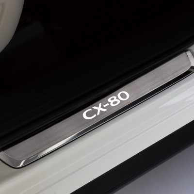 Trunk with Mazda parts - ILLUMINATED DOOR SILLS - Mazda CX-80 KJH3V1370