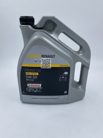Багажник с автозапчастями - Renault-Castrol RN-SPEC 5W30 RN720 5L 7711943687
