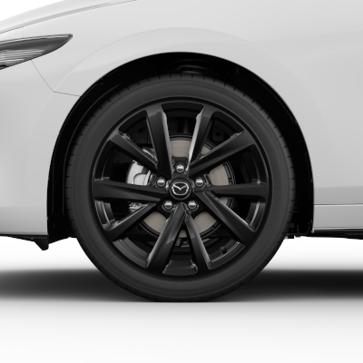 Диск зимовий R18 Black Glossy Bridgestone - Mazda 3 BP [2]