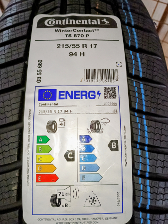 Set roti iarna Suzuki - ROATA IARNA SENZOR CONTINENTAL 215/55R17 94H - SUZUKI S-CROSS HYBRID, VITARA