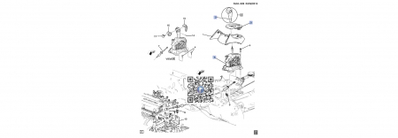 AVEO T300 2012-2018 - Schimbator viteze 42474360