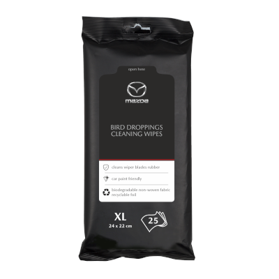 Багажник с автозапчастями - СЕРВЕТКИ ДЛЯ ЧИЩЕННЯ ВІД ПТАХІВ ТА КОМАХ - Mazda INSTCW25XL12
