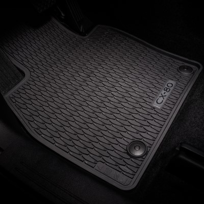 Trunk with Mazda parts - RUBBER MATS SET - Mazda CX-80 KJH3V0350