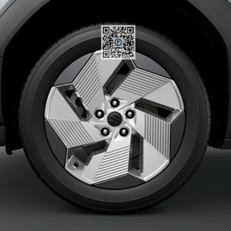 Suzuki eVitara - КОМПЛЕКТ СРІБНИХ ОРНАМЕНТІВ ЛИТИХ ДИСКІВ R18 - Suzuki eVitara 43240M58U20-000