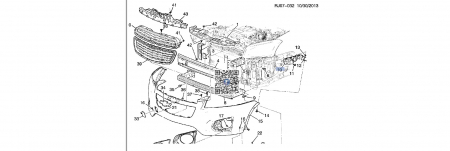 Portbagajul cu piese Stellantis CITROEN, DS, OPEL, PEUGEOT, VAUXHALL - SUPORT BARA FATA DREAPTA 42372098