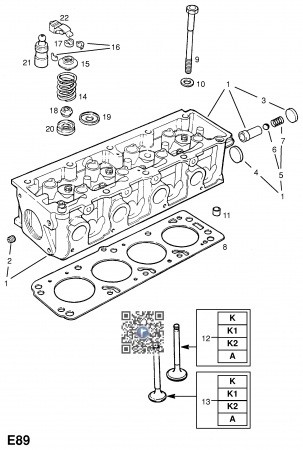 Багажник с автозапчастями - VALVE / 641306 90323757