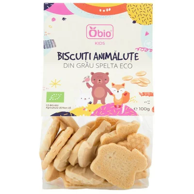 Biscuiti animalute din grau spelta ECO 100 g [1]