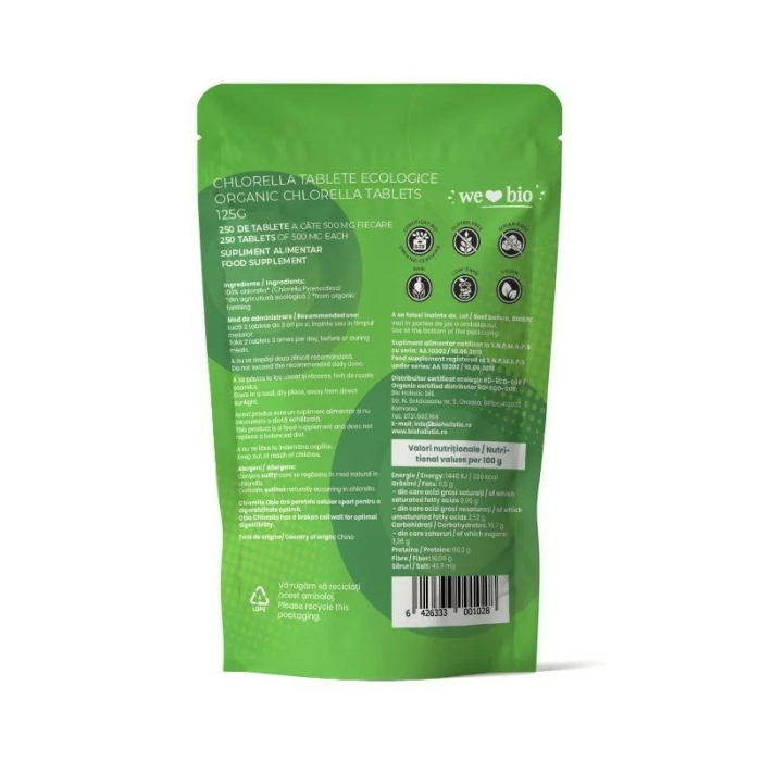 Chlorella 250 tablete ECO [2]