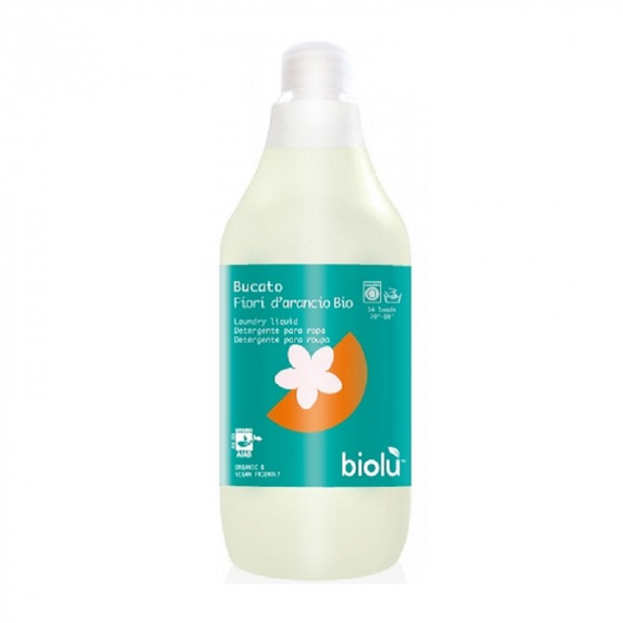 Detergent ECO lichid pentru rufe albe si colorate cu portocale 1L [1]