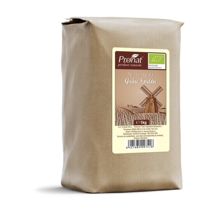 Faina alba bio de grau spelta (spelta triticum) 1kg [1]