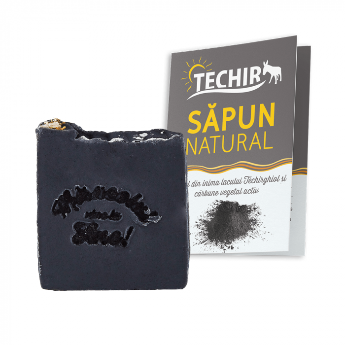 Sapun natural detoxifiant si hidratant cu namol si carbune activ 120g [2]