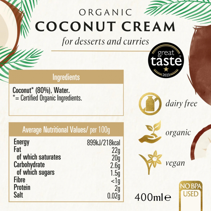 Smantana de cocos BIO 400ml [3]