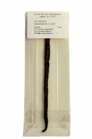 Condimente & Plante aromatice - Baton de vanilie pastai 14-16 mm - 2 buc