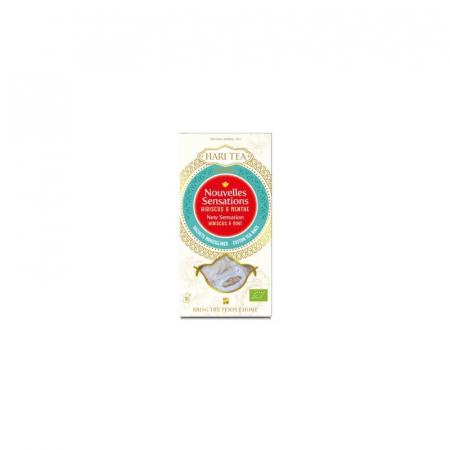 Gustari Sanatoase - Ceai Premium Hari Tea - New Sensation, Hibiscus si Menta BIO, 10 Plicuri