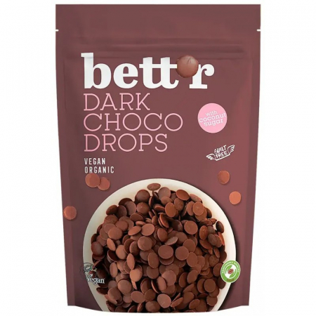 Gustari Sanatoase - Choco drops - ciocolata neagra ECO 200 g