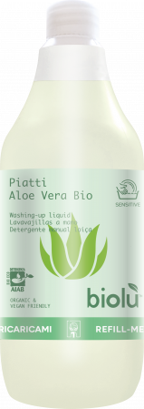 Detergenti & Cosmetice - Detergent Ecologic de spalat vase cu aloe vera 1L BIOLU