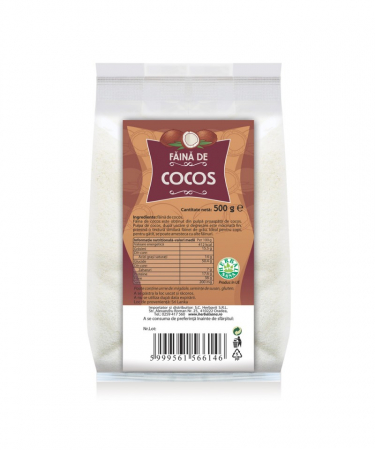 Cereale & Pseudocereale - Faina din cocos 500g