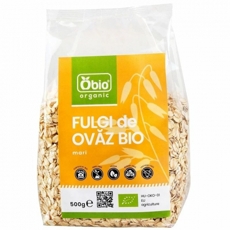 Gustari Sanatoase - Fulgi de Ovaz mari, BIO, 500gr OBIO
