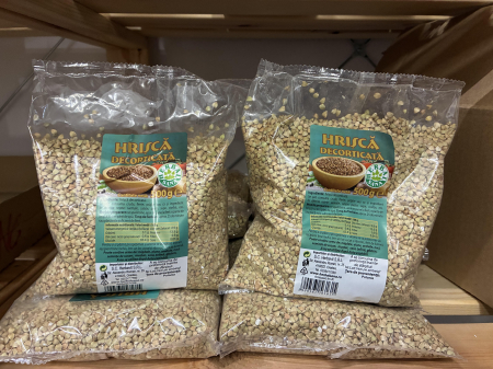 Cereale & pseudocereale - Hrișcă Decorticată Naturală 500g – Fără Gluten, Bogată în Proteine și Fibre