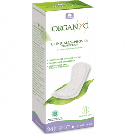 Detergenti & Cosmetice - Organyc Bio Absorbante zilnice bumbac organic 24 buc