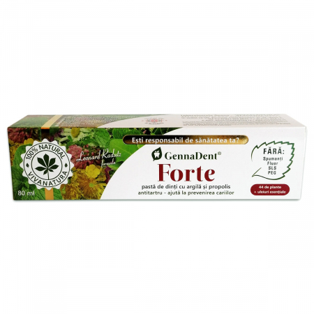 Detergenti & Cosmetice - Pasta de dinti GennaDent Forte 80ml