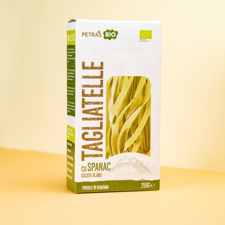 tagliatelle paste ecologice cu spanac BIO