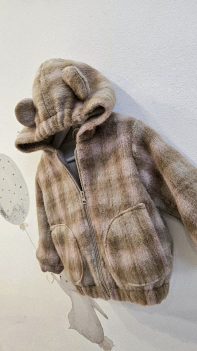 Geaca Bomber, lana, culoare mixt roz, EDITIE LIMITATA [3]