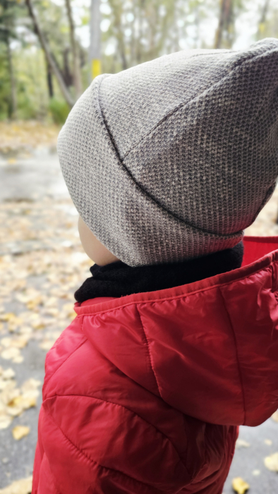 Căciulă bumbac Light Gri [2]