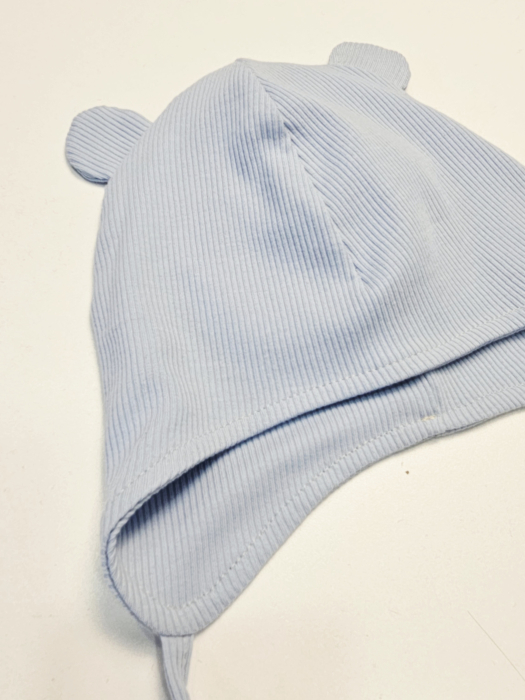 Caciula Urechi, jersey Rib BabyBlue [2]