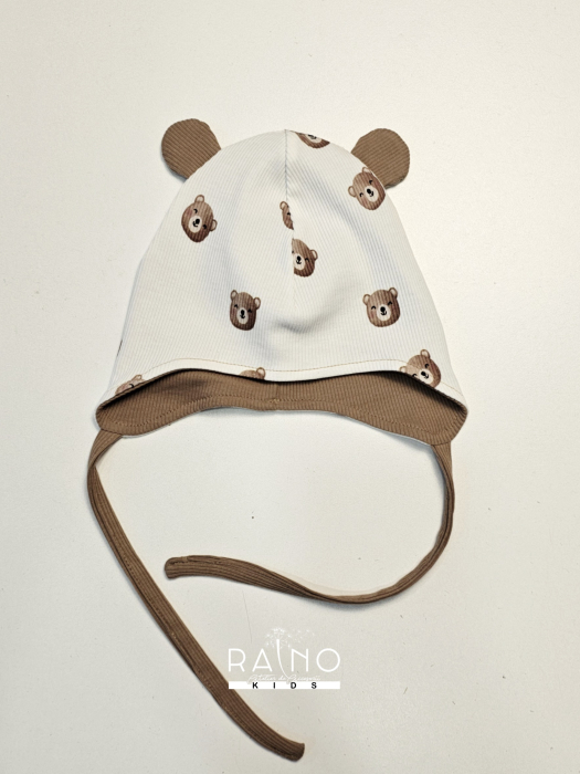 Căciulă Urechi JerseyRib, TeddyBear [2]
