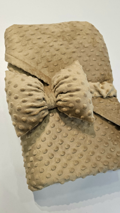 Pătură capison, groasă, culoare camel [5]