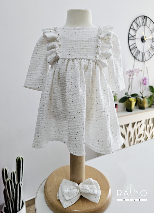 Rochie Clara Muselina Ivory [3]