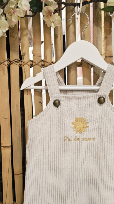 Salopeta Velur, Bej, Pui de Soare [3]