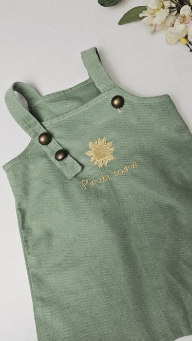 Salopeta Velur, Mint, Pui de Soare [5]